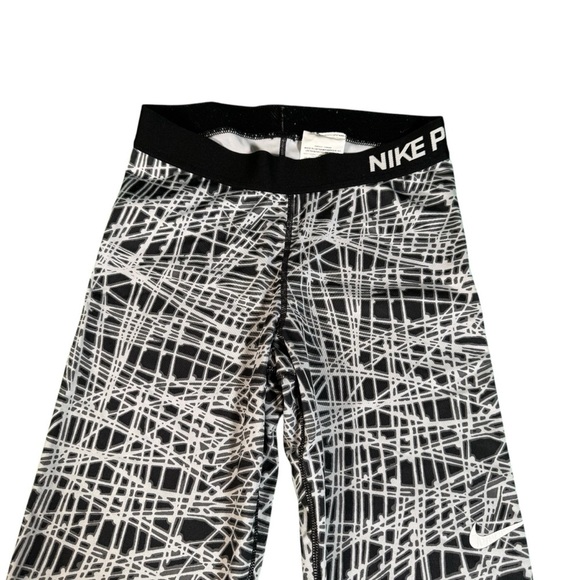 Nike Dri-FIT Pro Cool Tracer Training Capris Black 812063-010 Women's Small - Picture 10 of 11